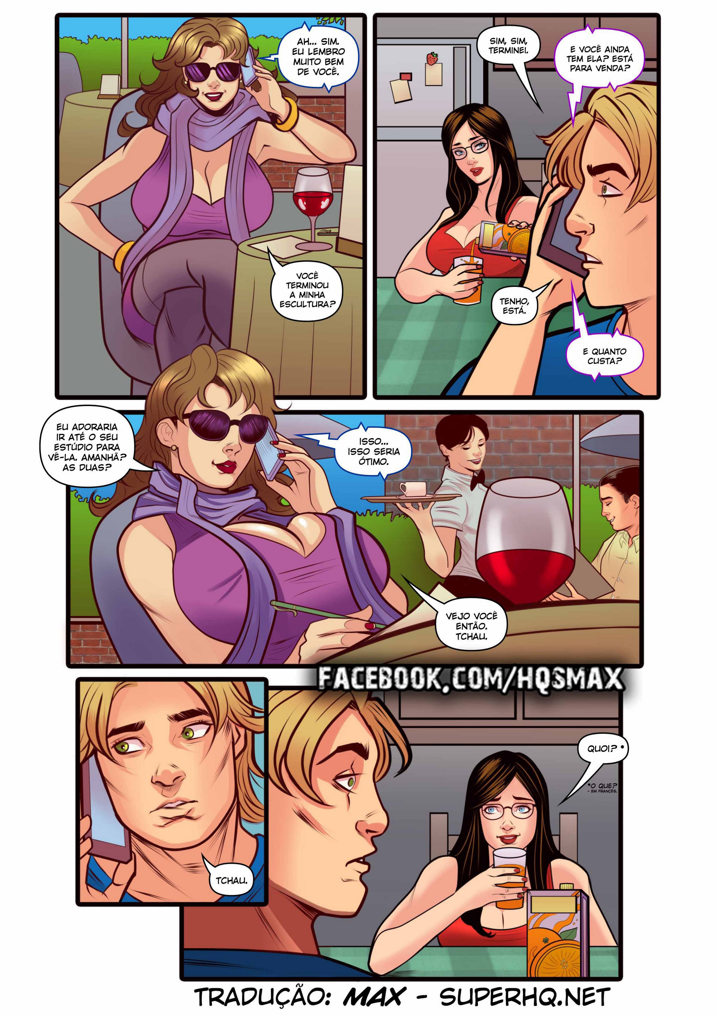 Página 8 do quadrinho adulto: A Namorada Canadense Parte 4 – Leia completo em XCOMICS