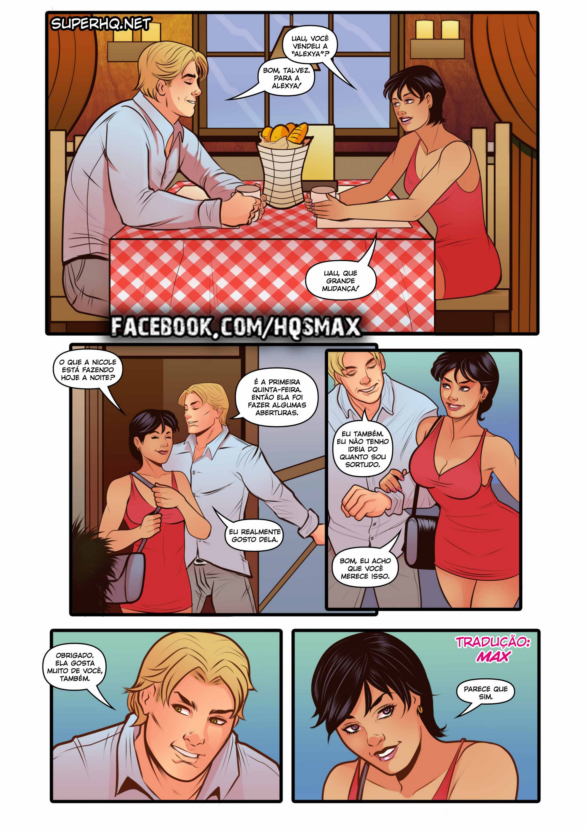 Página 9 do quadrinho adulto: A Namorada Canadense Parte 4 – Leia completo em XCOMICS