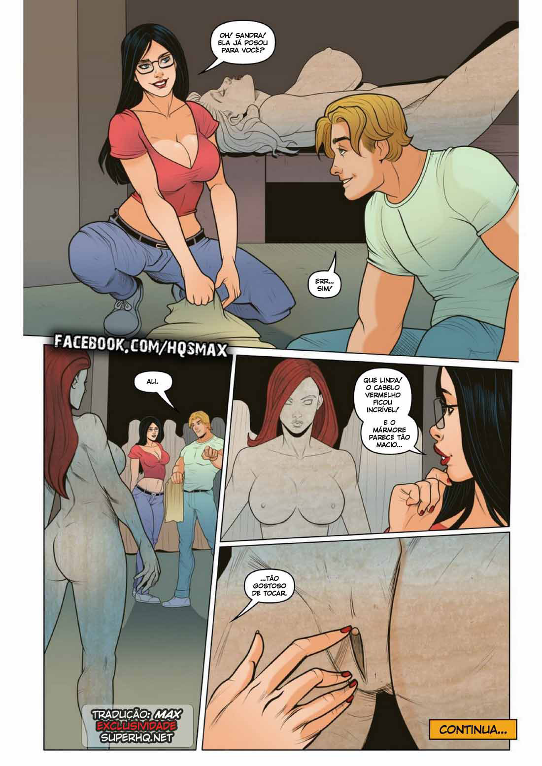 Página 13 do quadrinho adulto: A Namorada Canadense Parte 5 – Leia completo em XCOMICS