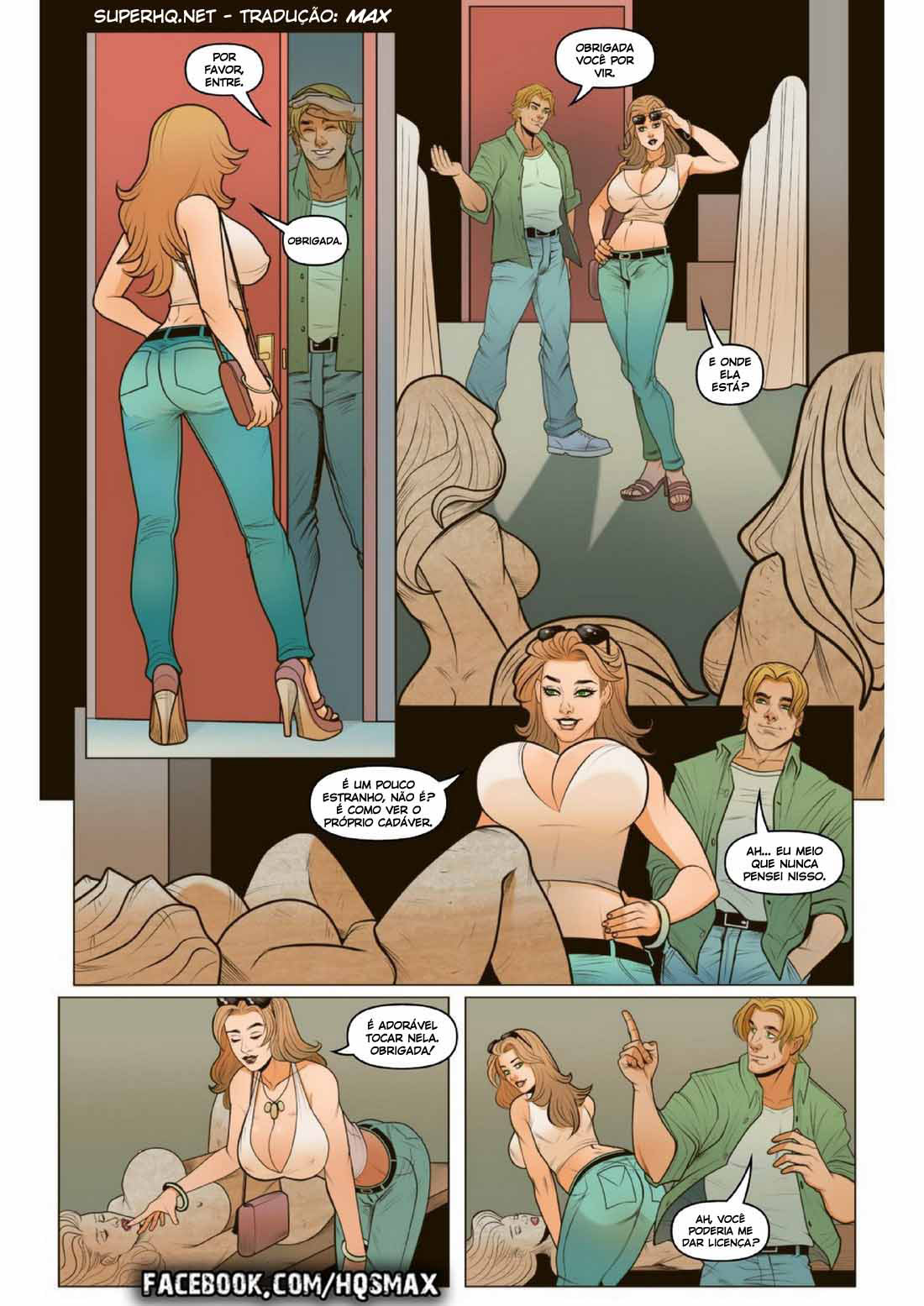 Página 3 do quadrinho adulto: A Namorada Canadense Parte 5 – Leia completo em XCOMICS
