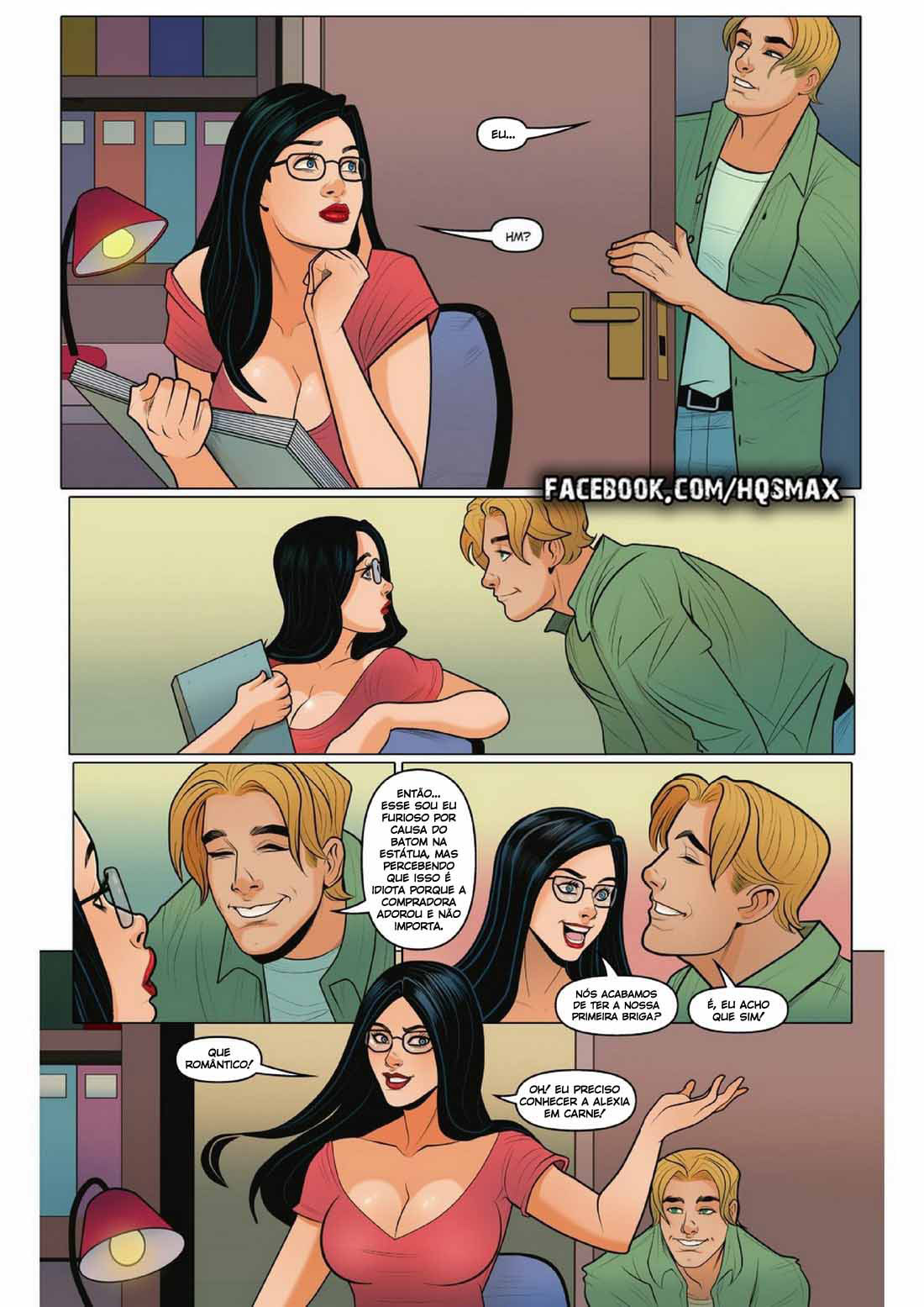Página 4 do quadrinho adulto: A Namorada Canadense Parte 5 – Leia completo em XCOMICS