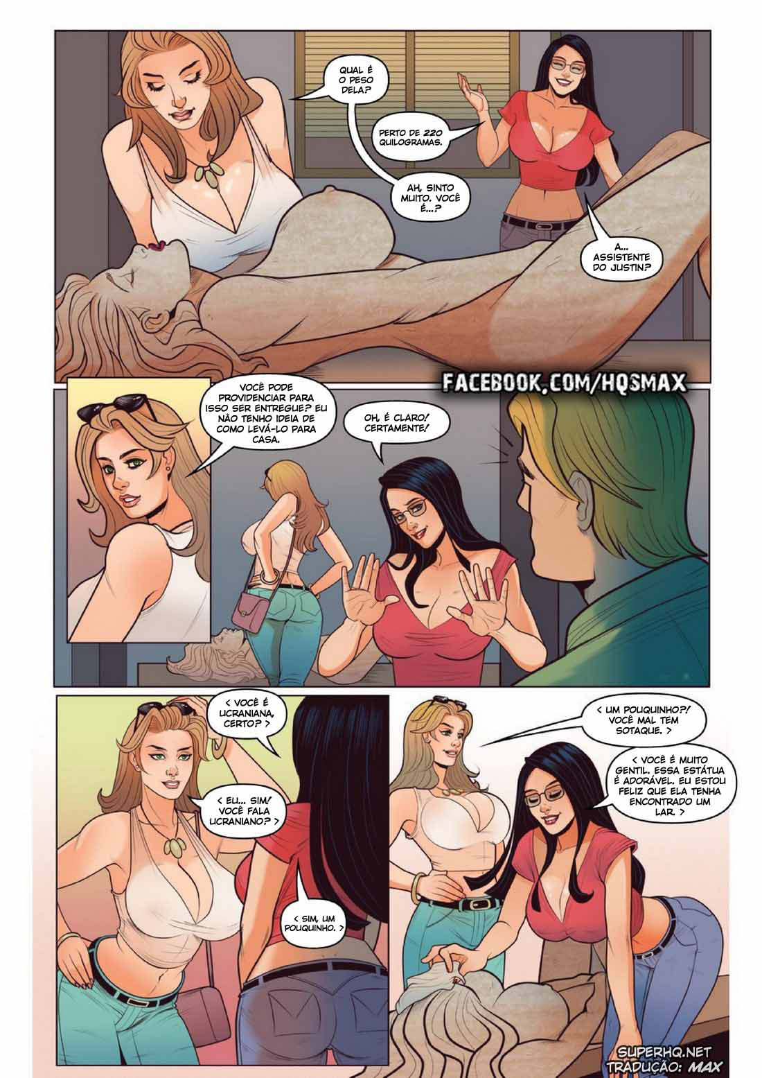 Página 5 do quadrinho adulto: A Namorada Canadense Parte 5 – Leia completo em XCOMICS