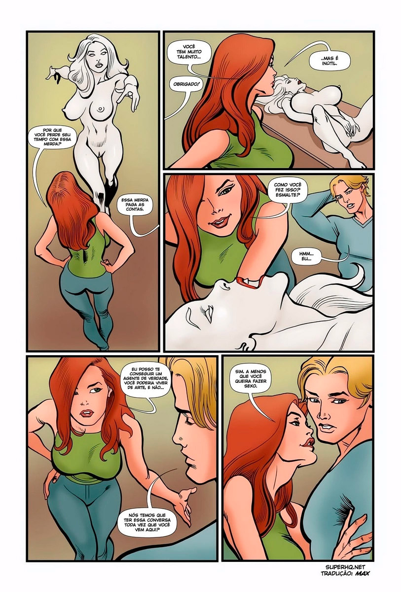 Página 8 do quadrinho adulto: A Namorada Canadense Parte 6 – Leia completo em XCOMICS
