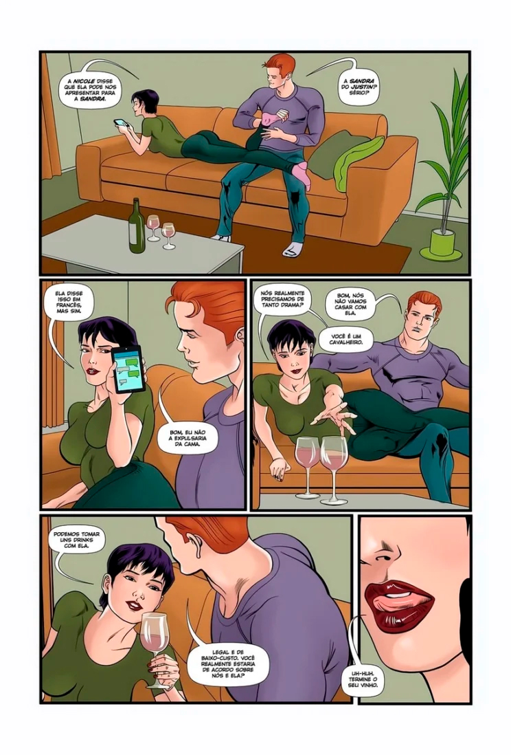 Página 2 do quadrinho adulto: A Namorada Canadense Parte 7 – Leia completo em XCOMICS