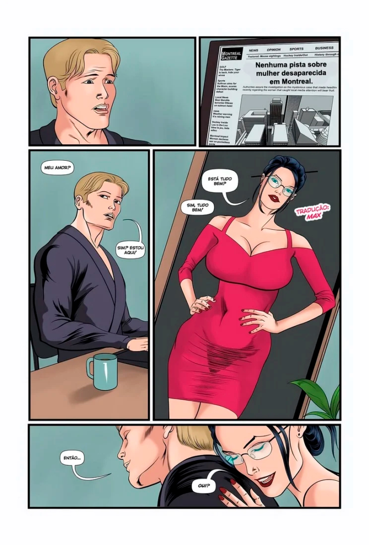 Página 10 do quadrinho adulto: A Namorada Canadense Parte 7 – Leia completo em XCOMICS