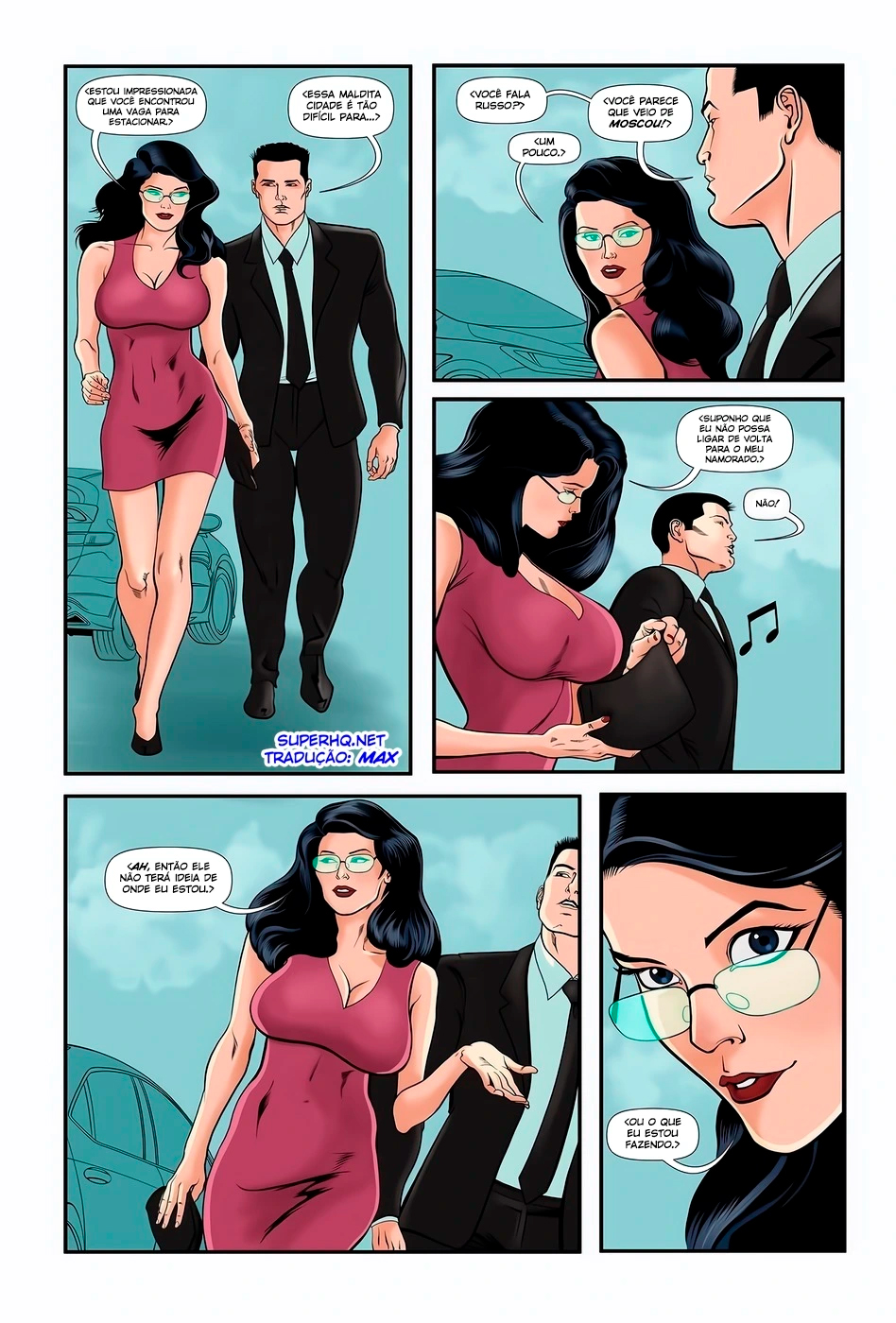 Página 8 do quadrinho adulto: A Namorada Canadense Parte 8 – Leia completo em XCOMICS