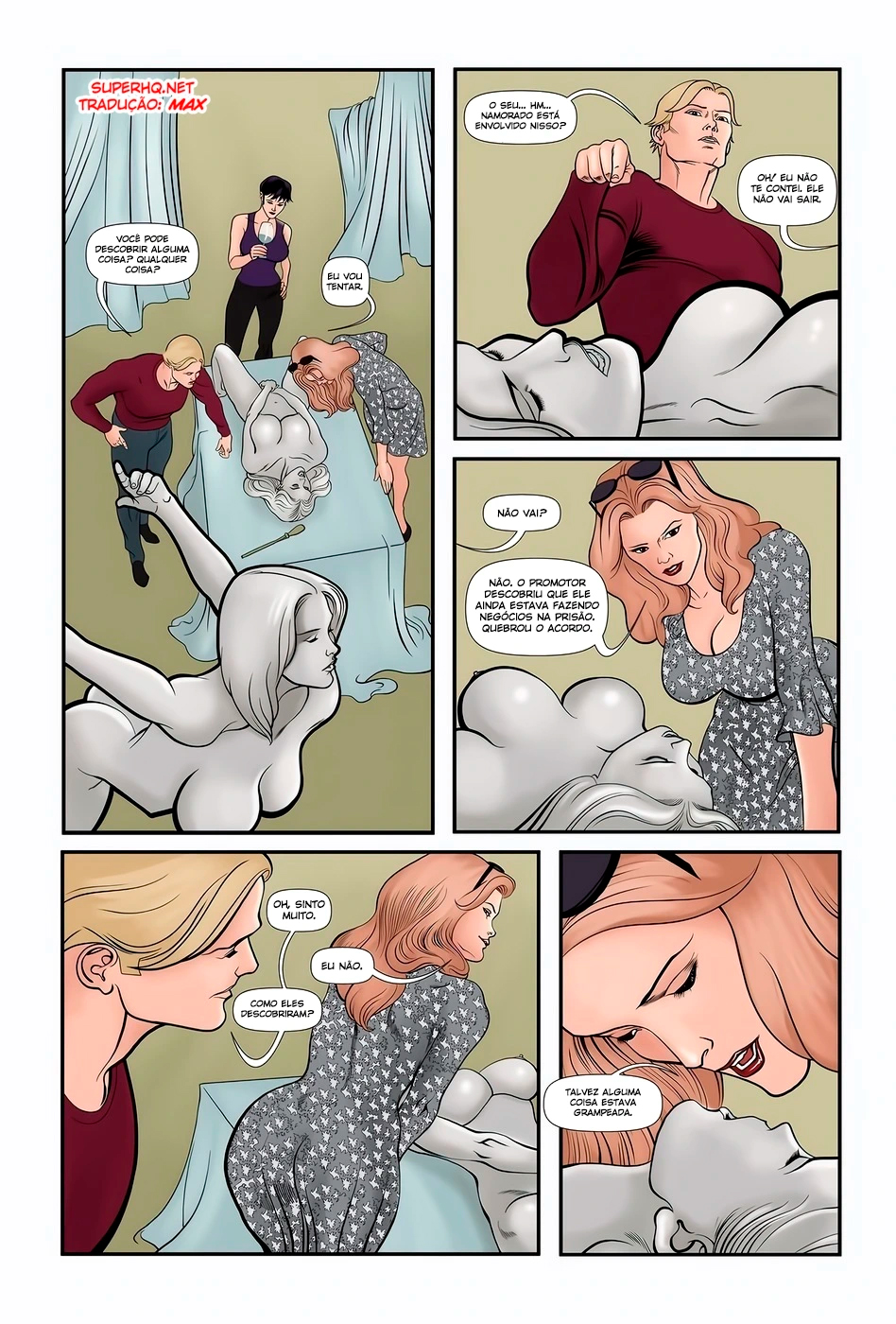 Página 9 do quadrinho adulto: A Namorada Canadense Parte 8 – Leia completo em XCOMICS