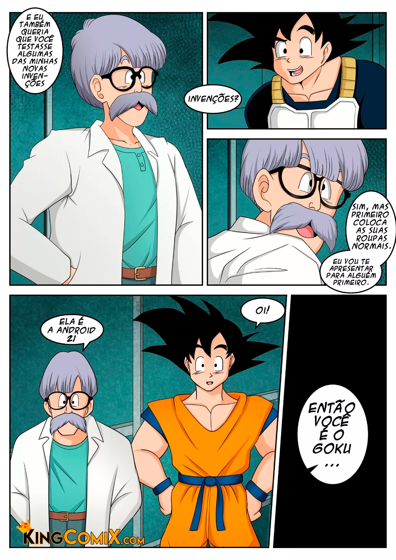 Página 3 do quadrinho adulto: A nova assistente de laboratório – Leia completo em XCOMICS