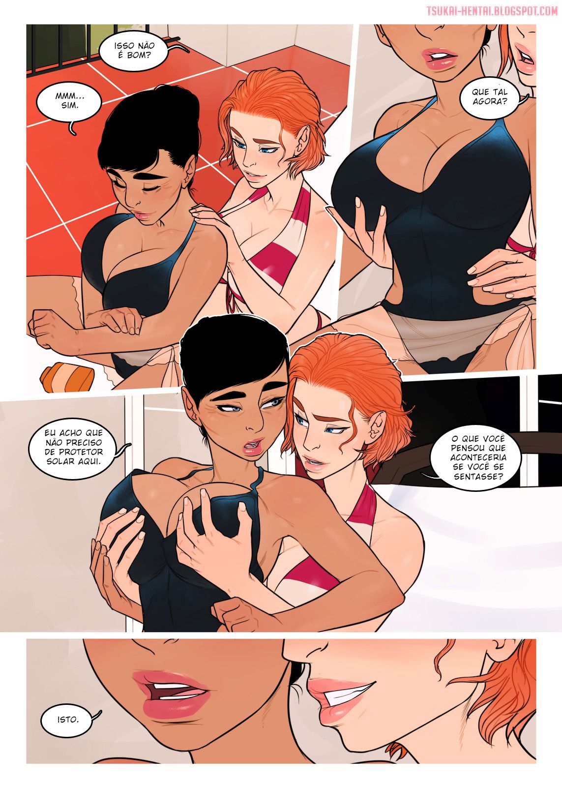 Página 9 do quadrinho adulto: A patroa futanari – Leia completo em XCOMICS