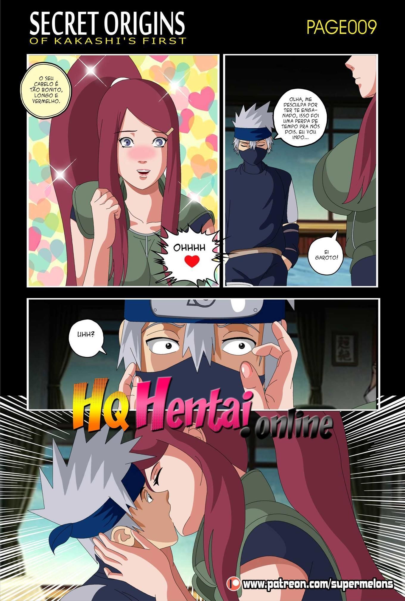 Página 11 do quadrinho adulto: A primeira vez de Kakashi – Leia completo em XCOMICS