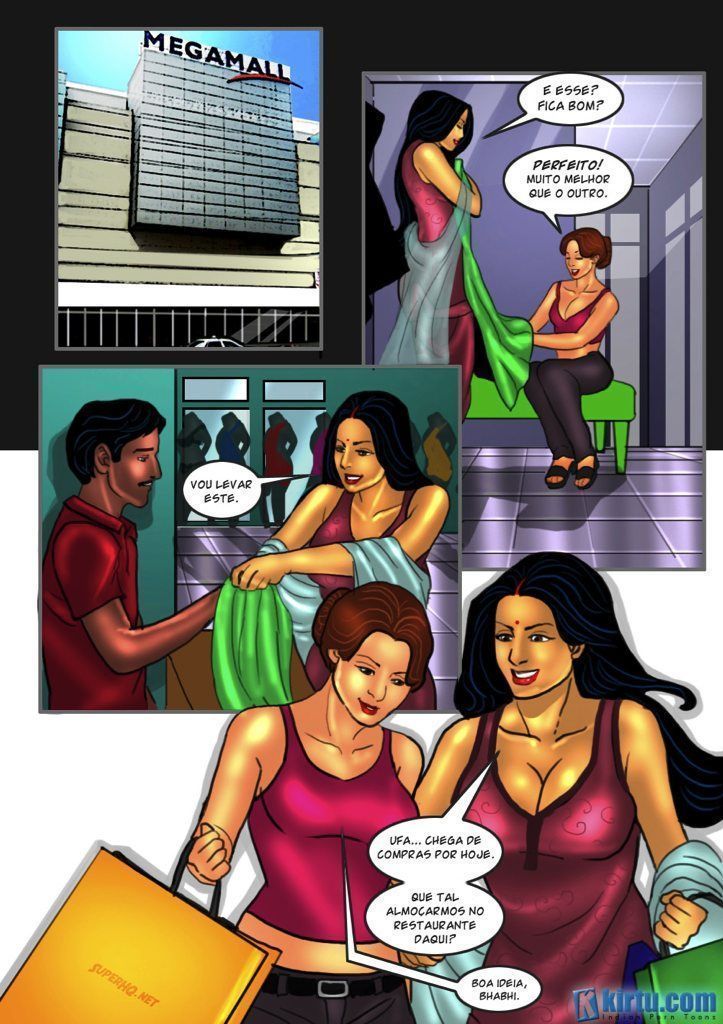 Capa do quadrinho adulto: A Primeira vez de Savitha – Leia online em XCOMICS