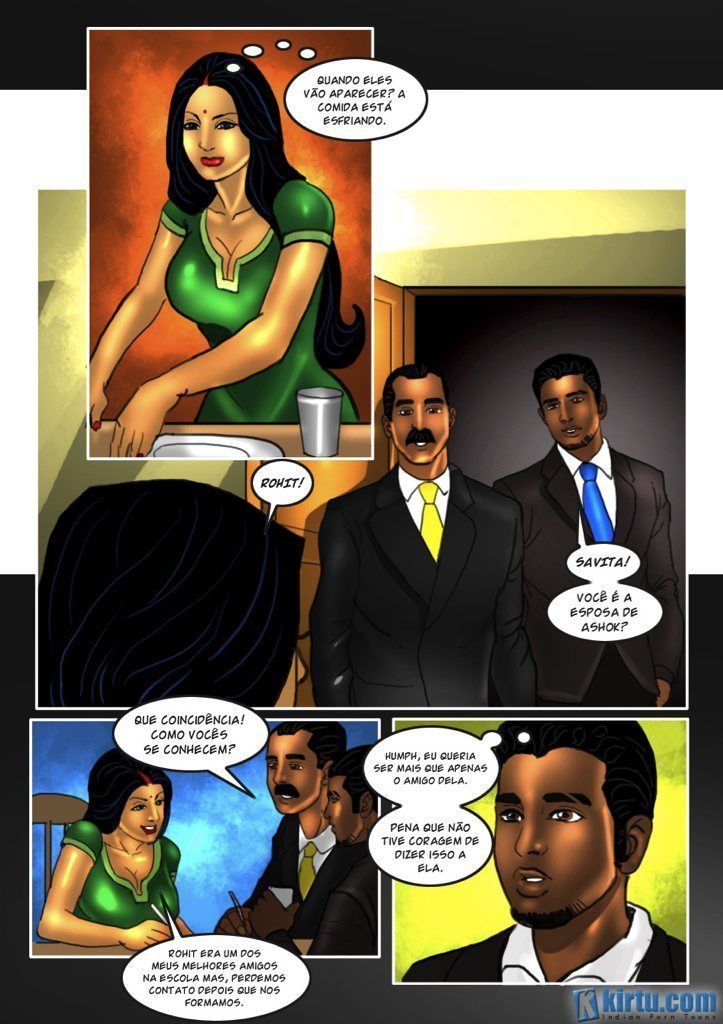 Página 7 do quadrinho adulto: A Primeira vez de Savitha – Leia completo em XCOMICS