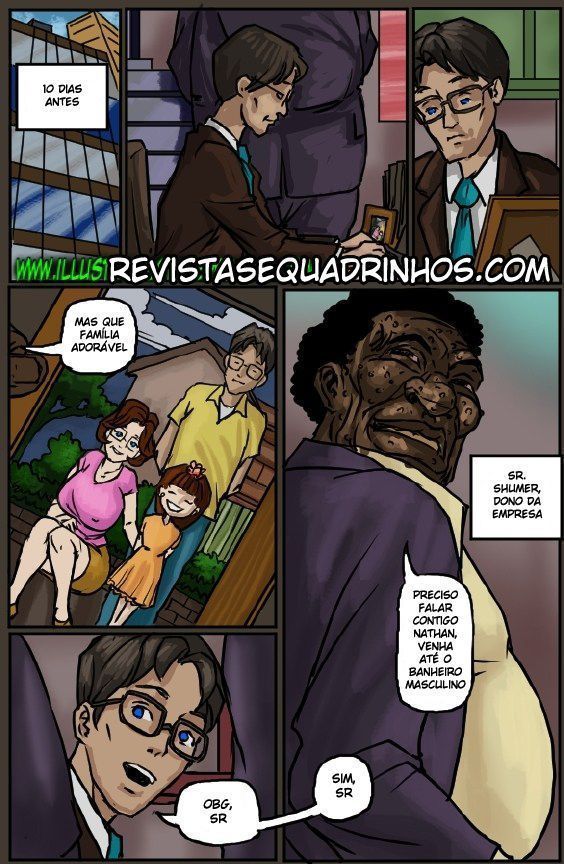 Página 2 do quadrinho adulto: A proposta safada do chefe – Leia completo em XCOMICS