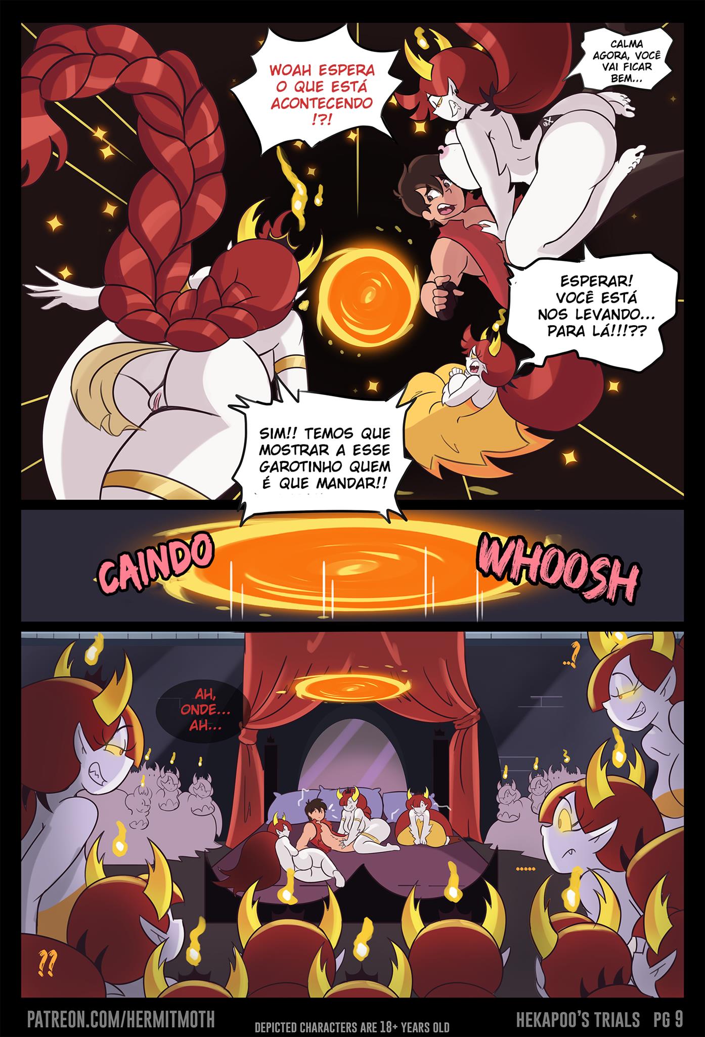 Página 9 do quadrinho adulto: A provação de Hekapoo – Leia completo em XCOMICS