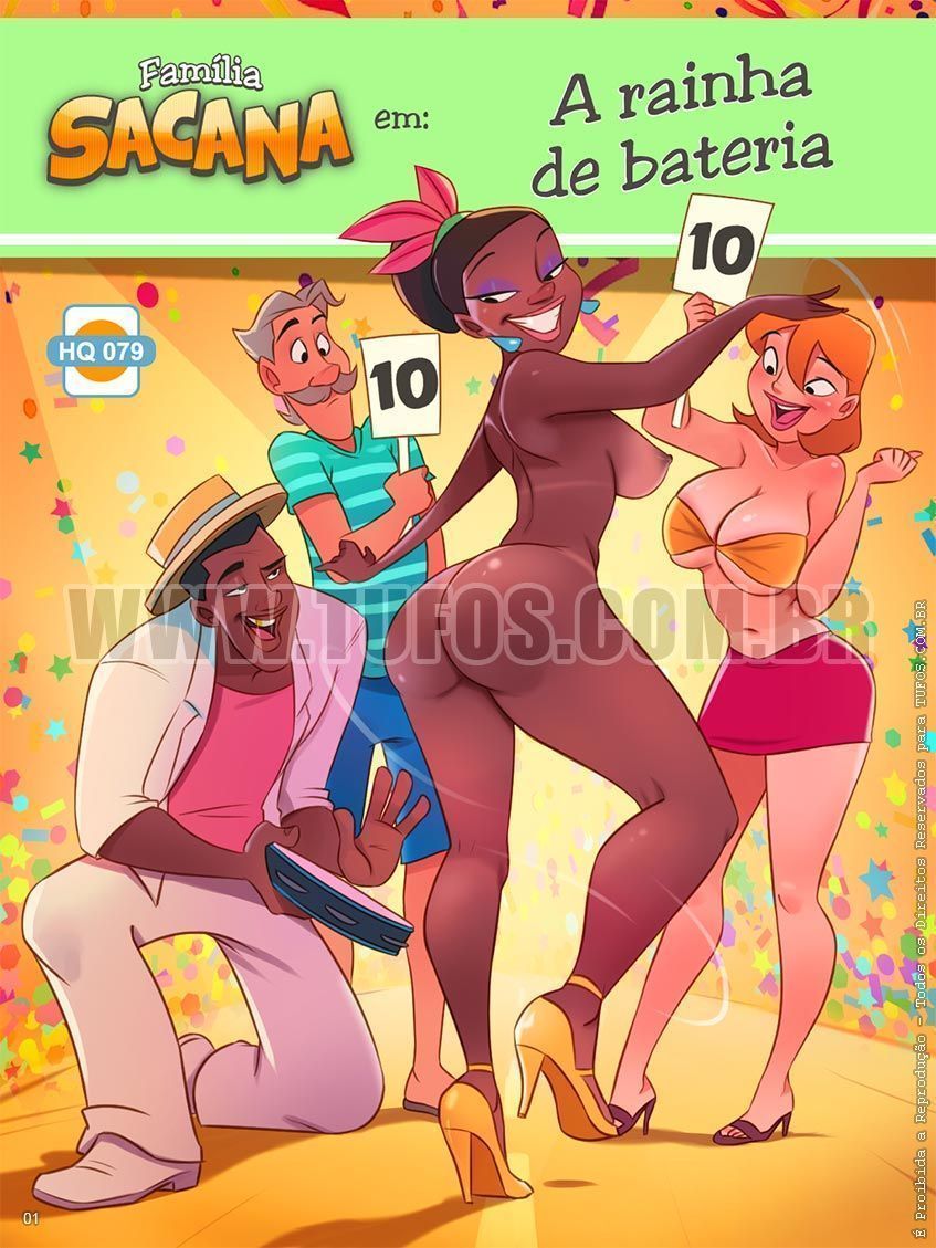 Capa do quadrinho adulto: A rainha de bateria – Leia online em XCOMICS