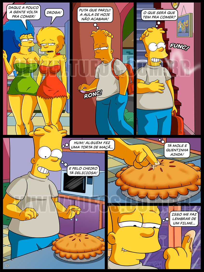 Página 3 do quadrinho adulto: A saborosa torta de maçã – Leia completo em XCOMICS