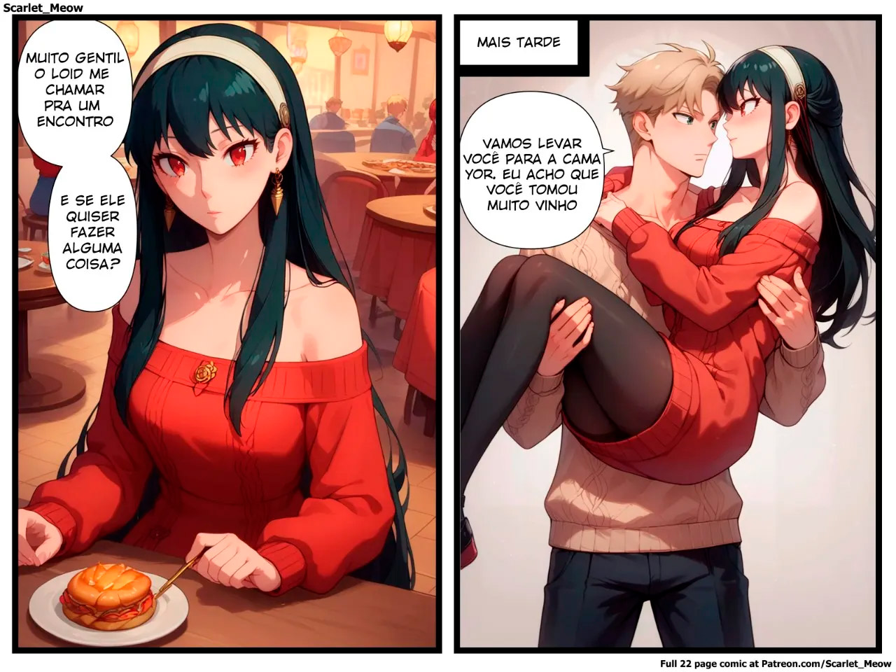 Página 2 do quadrinho adulto: A Tipsy Tango – Leia completo em XCOMICS