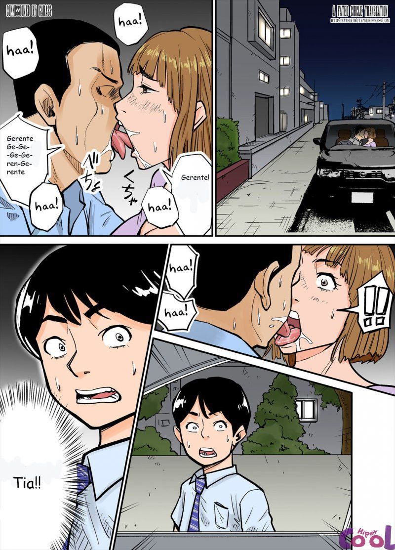 Página 1 do quadrinho adulto: A traição da tia – Leia completo em XCOMICS