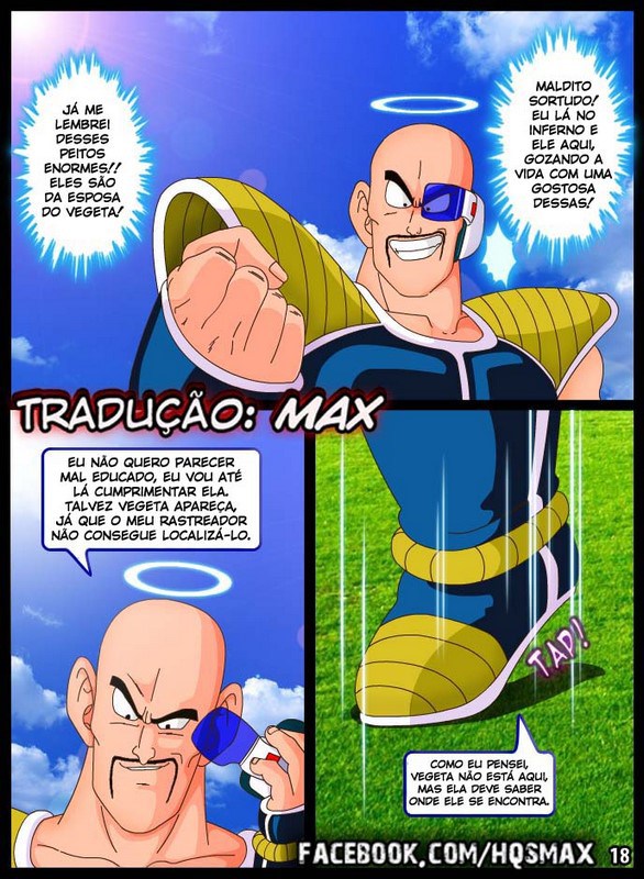 Página 18 do quadrinho adulto: A vingança de Nappa – Leia completo em XCOMICS