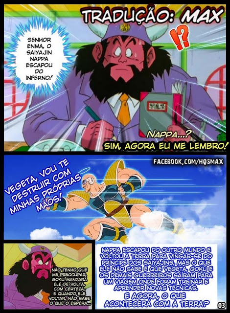 Página 3 do quadrinho adulto: A vingança de Nappa – Leia completo em XCOMICS