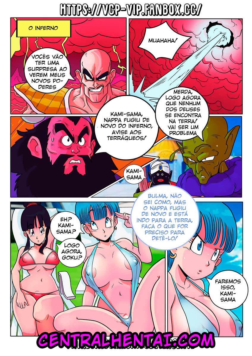 Página 3 do quadrinho adulto: A vingança de Nappa - Parte 2 – Leia completo em XCOMICS