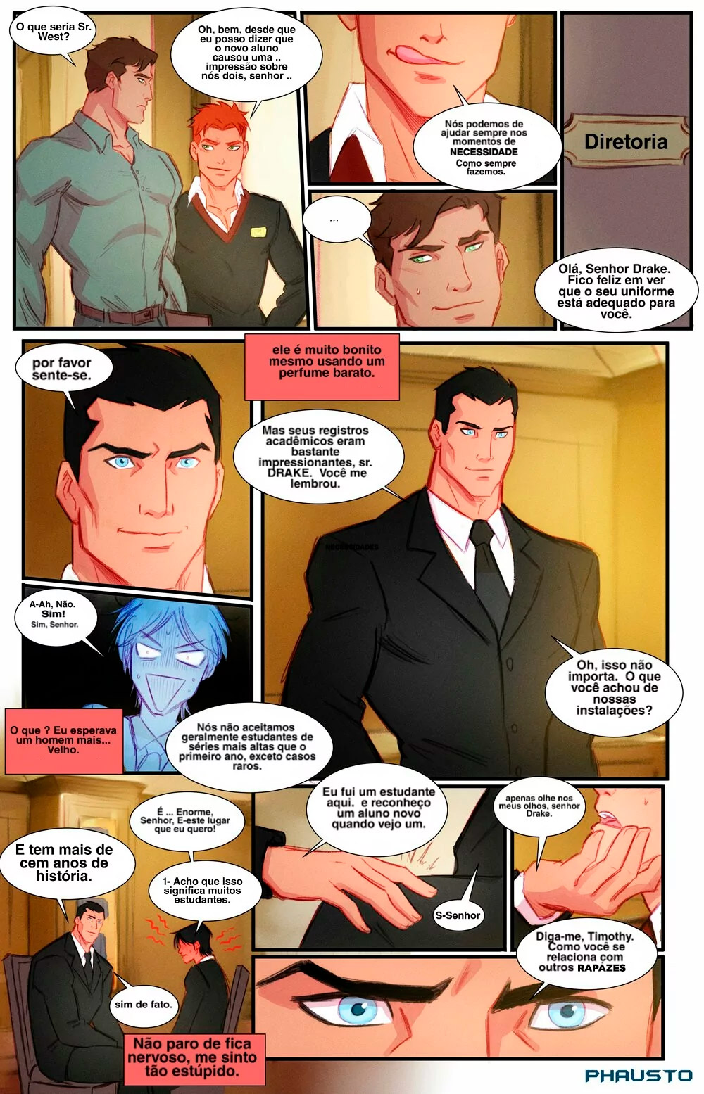 Página 4 do quadrinho adulto: Academia de Gothan - Parte 01 – Leia completo em XCOMICS