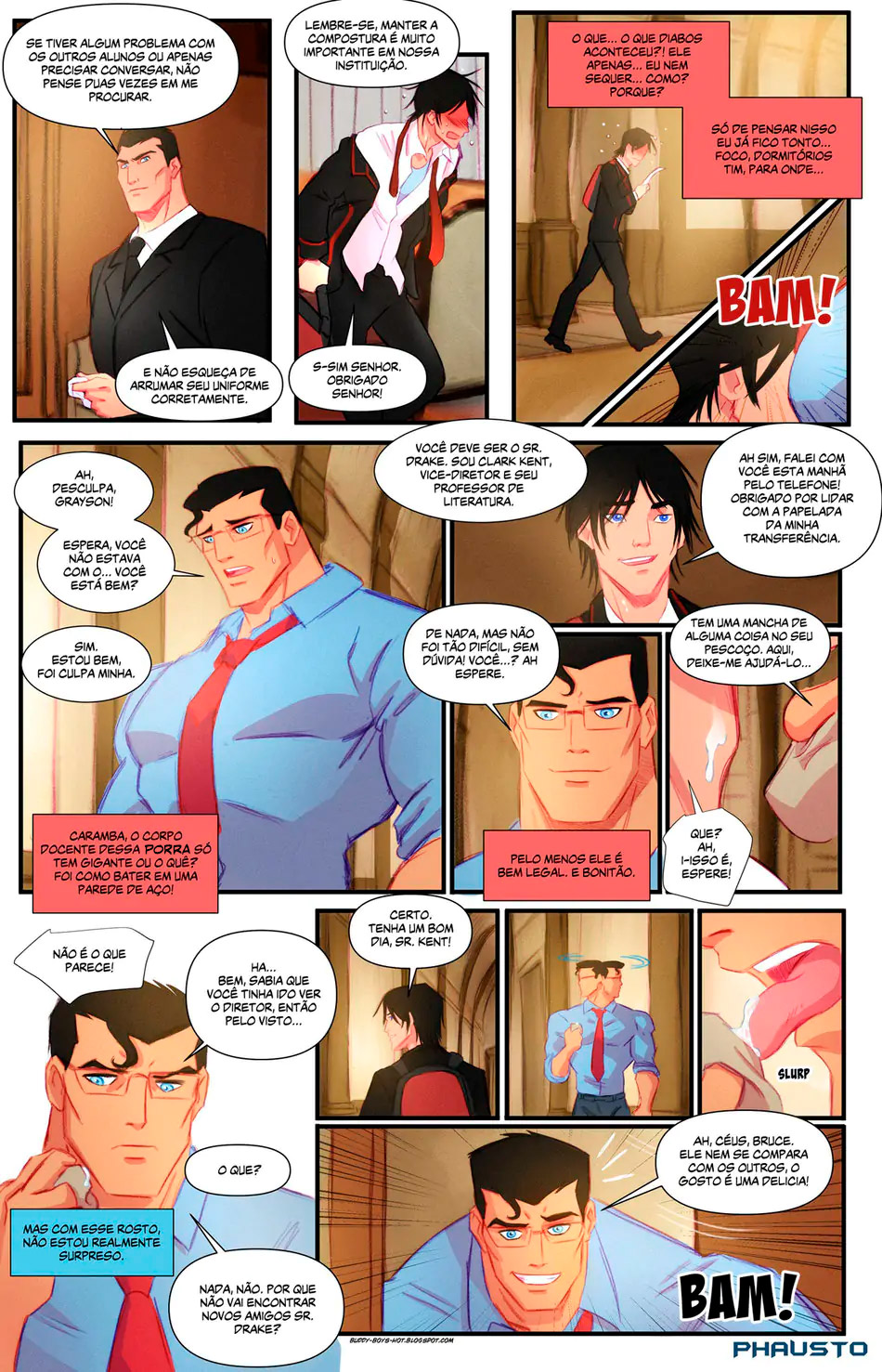 Página 4 do quadrinho adulto: Academia de Gothan - Parte 02 – Leia completo em XCOMICS
