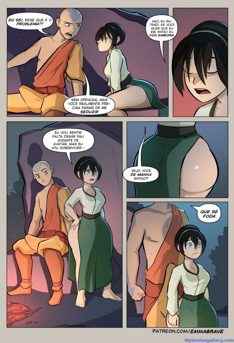 Página 8 do quadrinho adulto: After Avatar - Parte 2 – Leia completo em XCOMICS