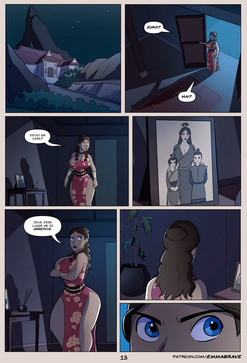 Página 14 do quadrinho adulto: After Avatar - Parte 4 – Leia completo em XCOMICS