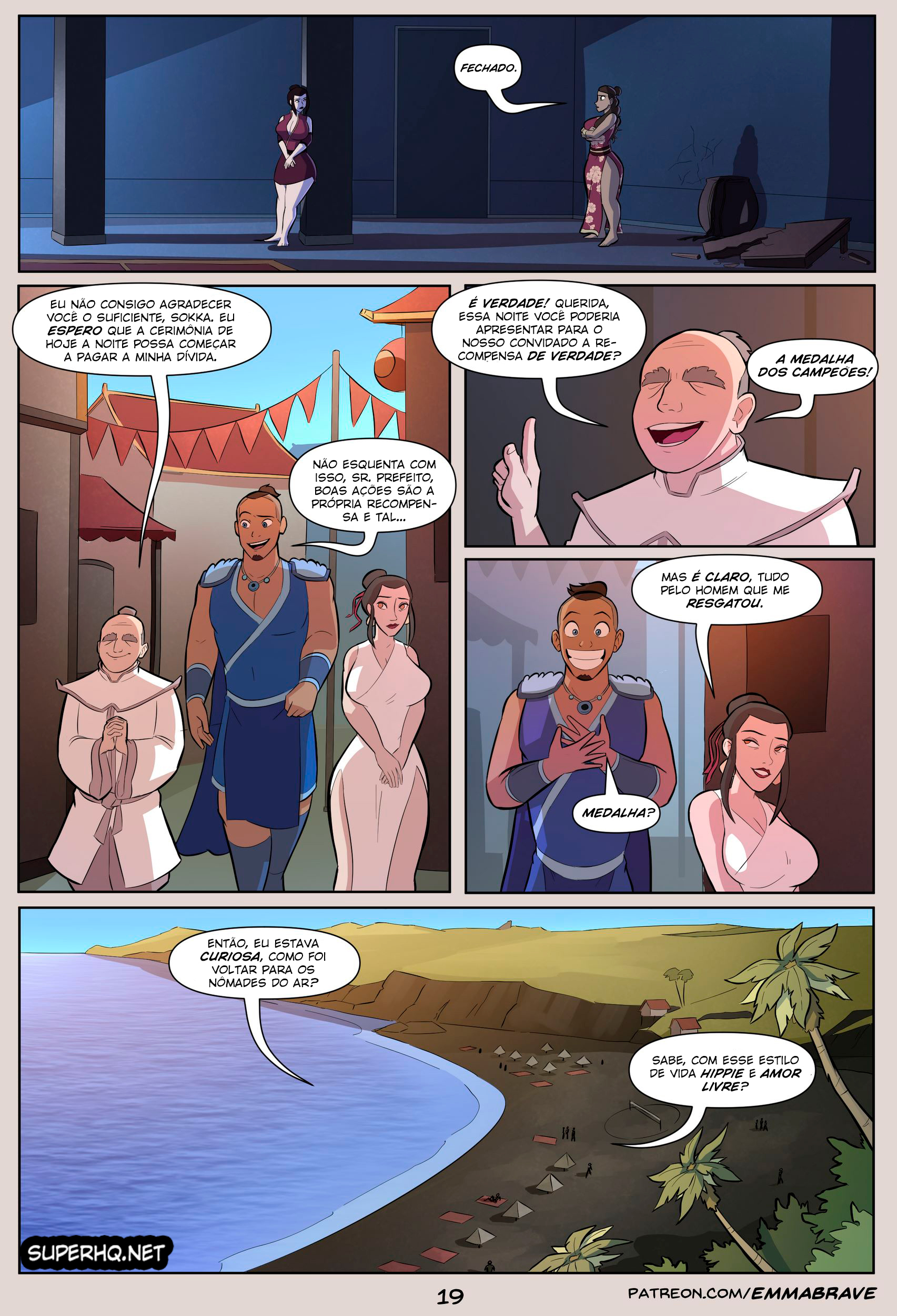 Página 20 do quadrinho adulto: After Avatar - Parte 4 – Leia completo em XCOMICS
