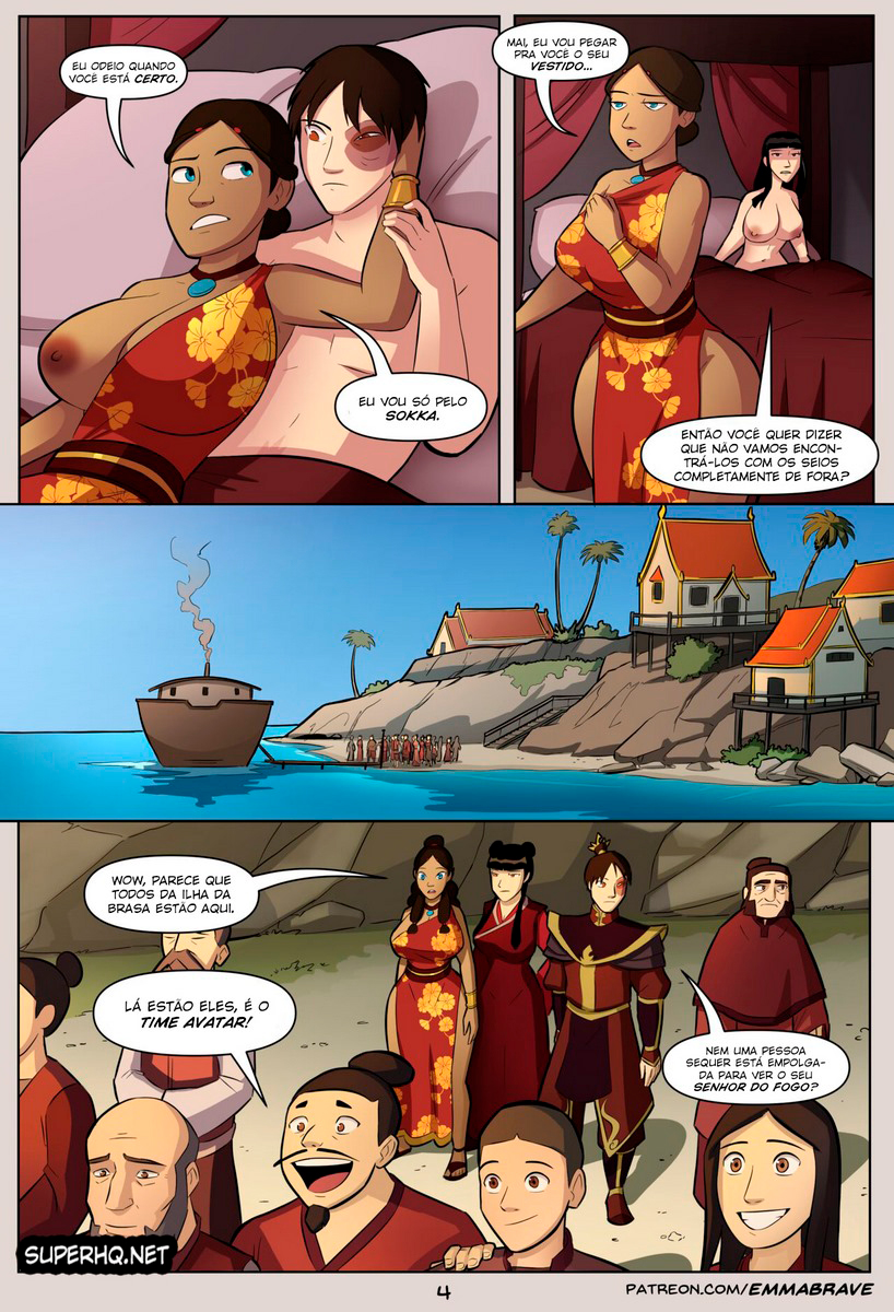 Página 5 do quadrinho adulto: After Avatar - Parte 4 – Leia completo em XCOMICS