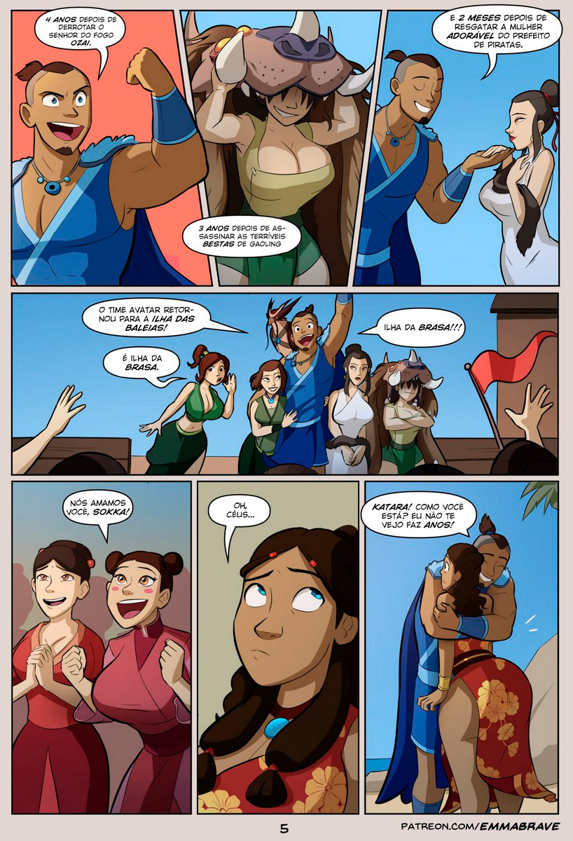 Página 6 do quadrinho adulto: After Avatar - Parte 4 – Leia completo em XCOMICS