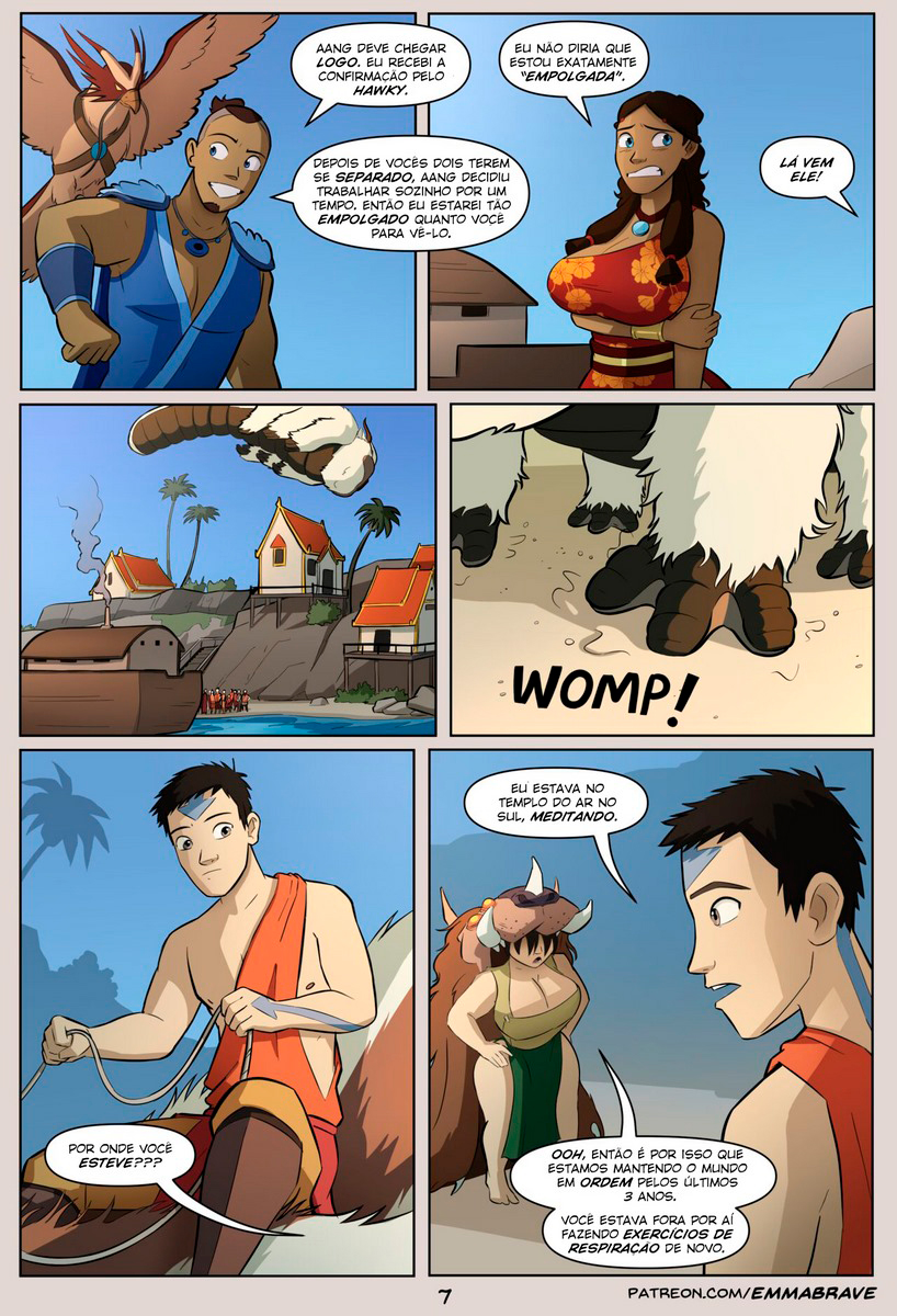 Página 8 do quadrinho adulto: After Avatar - Parte 4 – Leia completo em XCOMICS