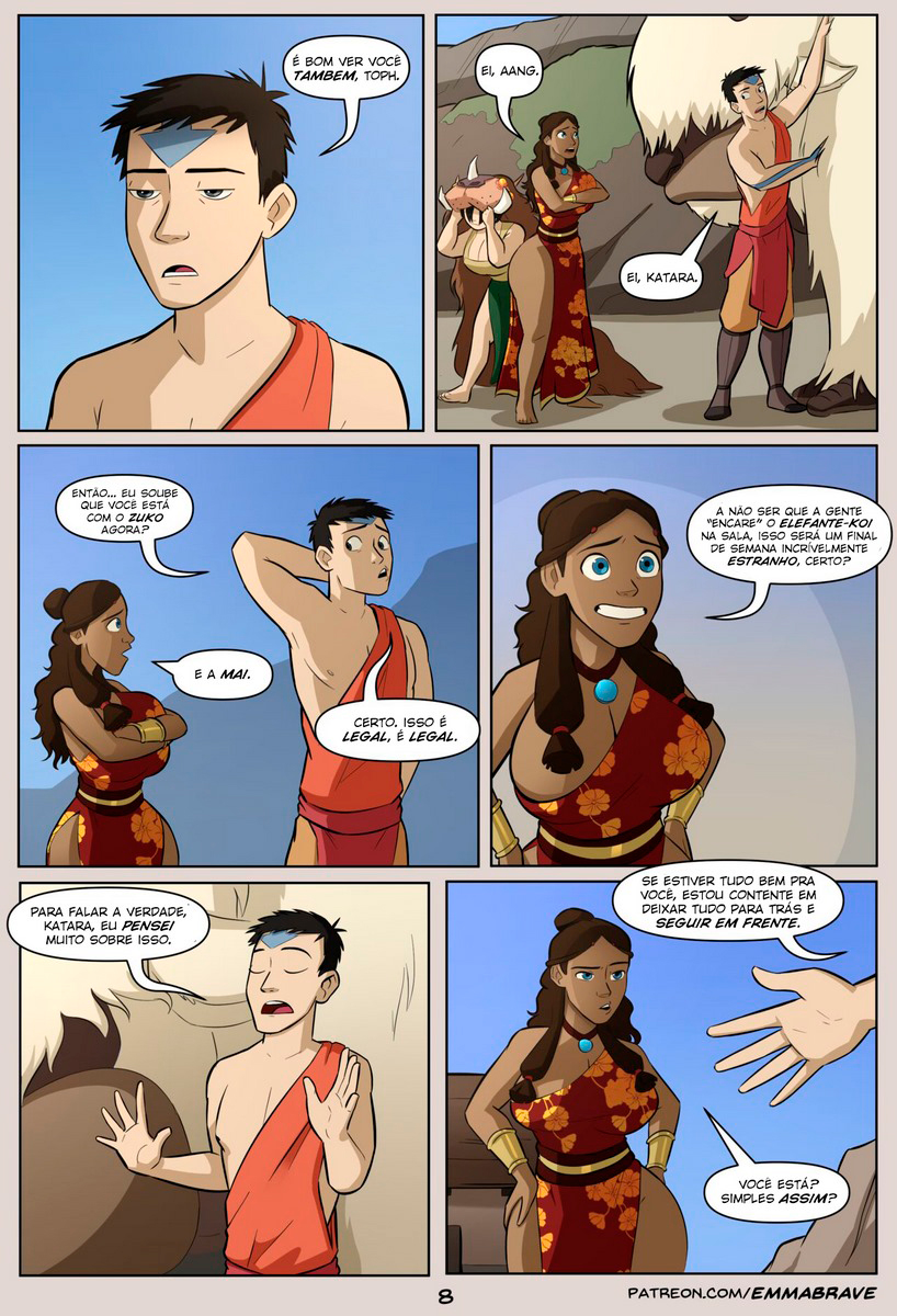 Página 9 do quadrinho adulto: After Avatar - Parte 4 – Leia completo em XCOMICS