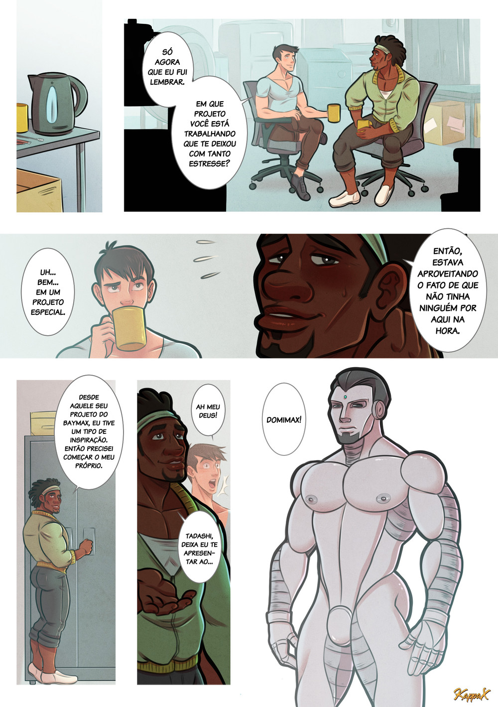 Página 18 do quadrinho adulto: Ajudando um amigo – Leia completo em XCOMICS
