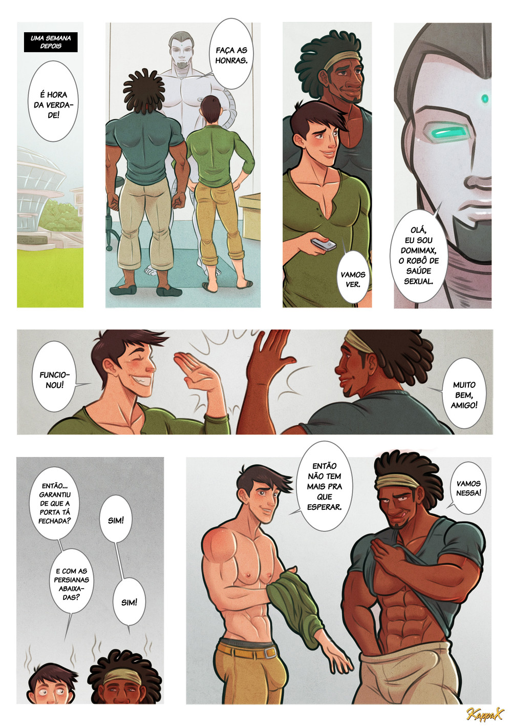 Página 20 do quadrinho adulto: Ajudando um amigo – Leia completo em XCOMICS