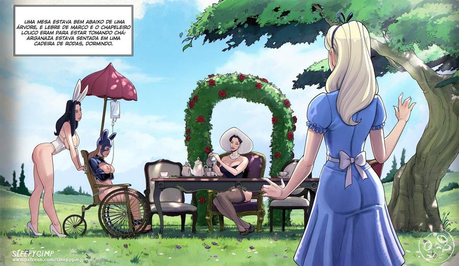 Página 13 do quadrinho adulto: Alice experimentando ser lésbica – Leia completo em XCOMICS