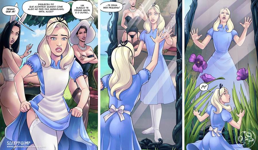 Página 29 do quadrinho adulto: Alice experimentando ser lésbica – Leia completo em XCOMICS