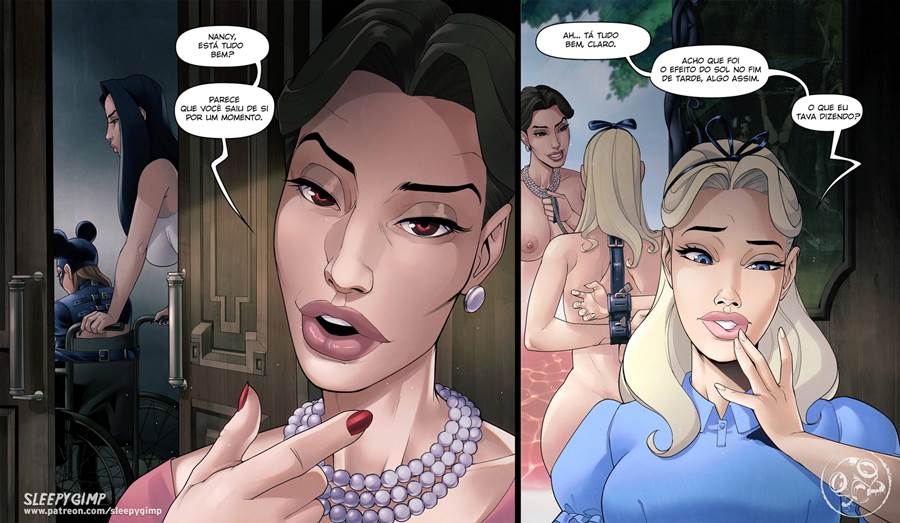 Página 51 do quadrinho adulto: Alice experimentando ser lésbica – Leia completo em XCOMICS