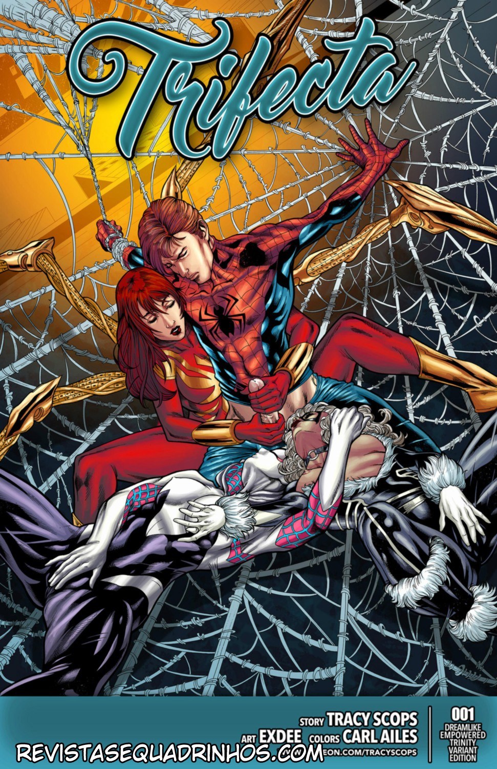 Página 1 do quadrinho adulto: Alucinação erótica do Homem Aranha – Leia completo em XCOMICS