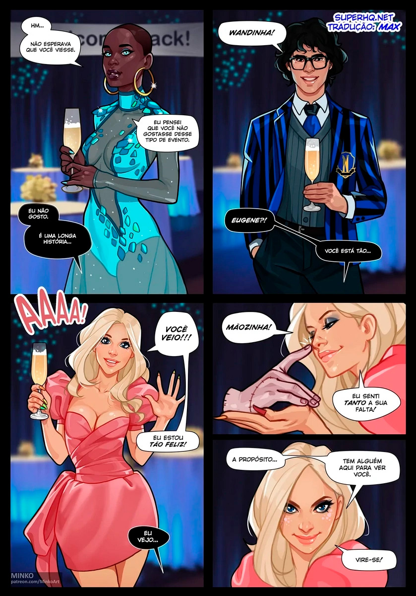 Página 3 do quadrinho adulto: Alumni Meeting 10 Years Later – Leia completo em XCOMICS