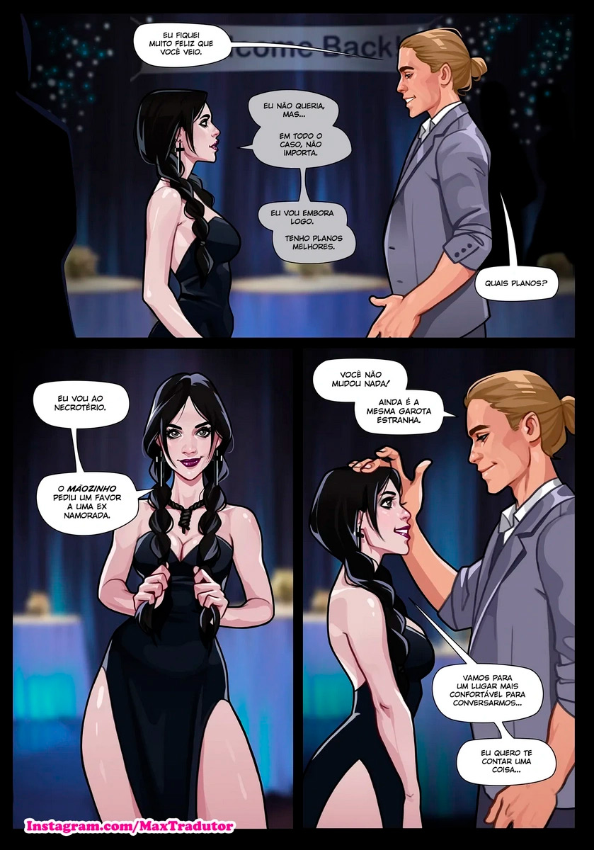 Página 4 do quadrinho adulto: Alumni Meeting 10 Years Later – Leia completo em XCOMICS