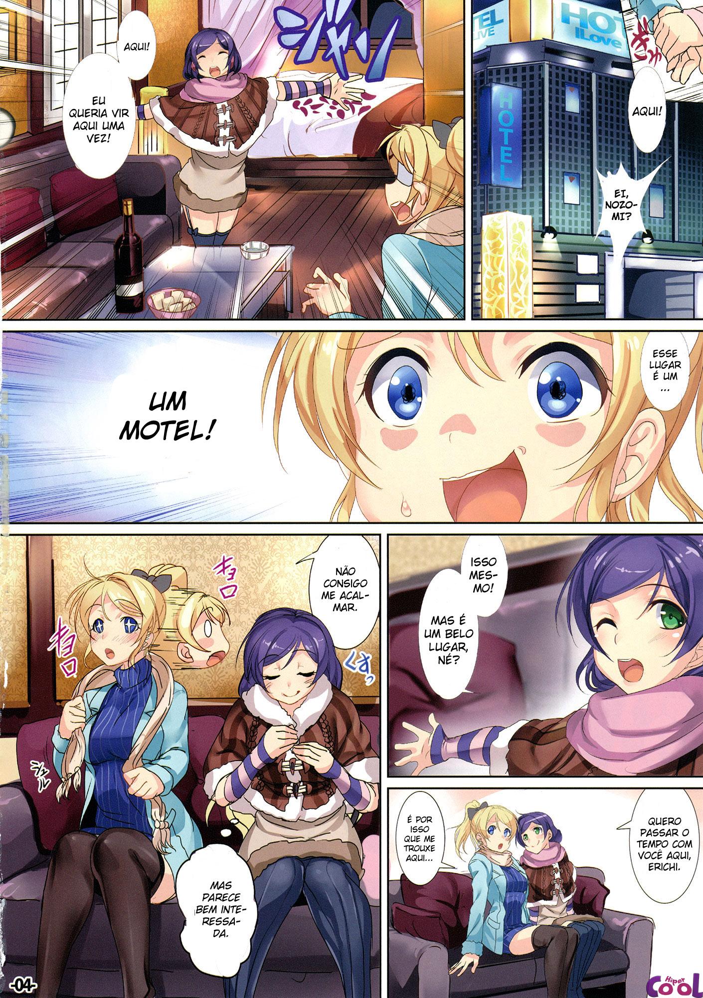 Página 3 do quadrinho adulto: Amantes no hotel – Leia completo em XCOMICS