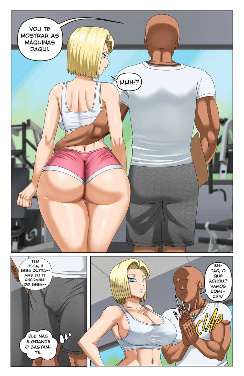 Página 4 do quadrinho adulto: Android 18 by Ping Pawg NTR 3 – Leia completo em XCOMICS