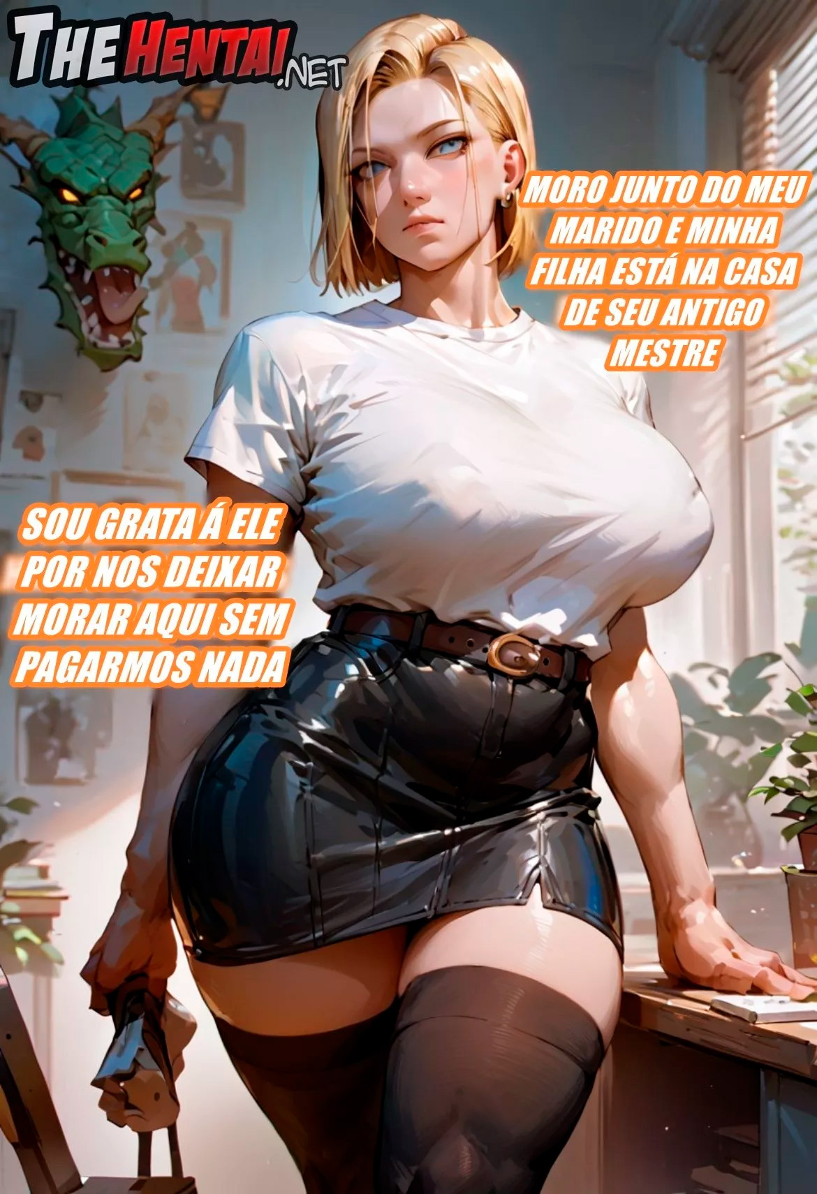 Página 2 do quadrinho adulto: Android 18 fudendo com seus companheiros – Leia completo em XCOMICS