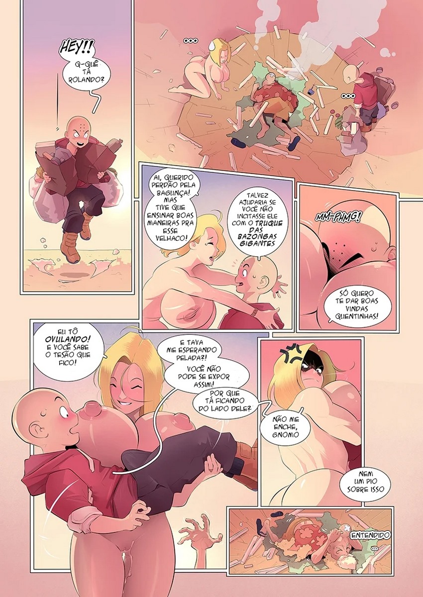 Página 15 do quadrinho adulto: Android 18: Screw Loose – Leia completo em XCOMICS