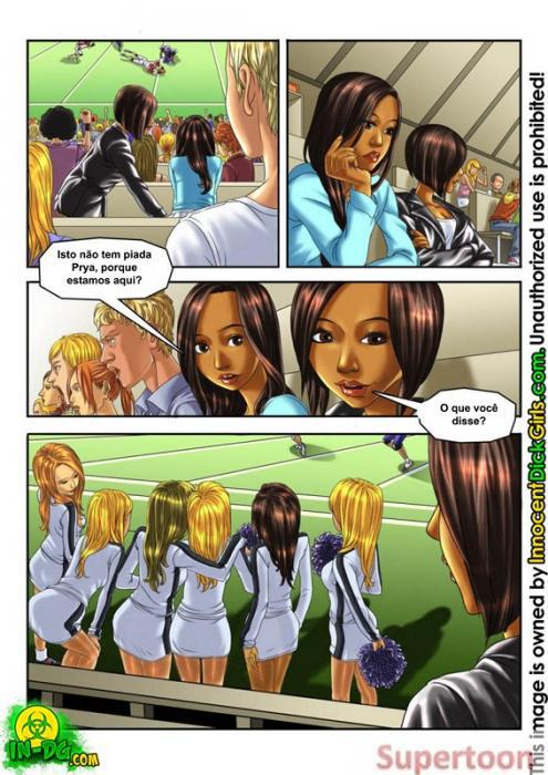 Página 3 do quadrinho adulto: Animadoras de Torcida Gostosas – Leia completo em XCOMICS