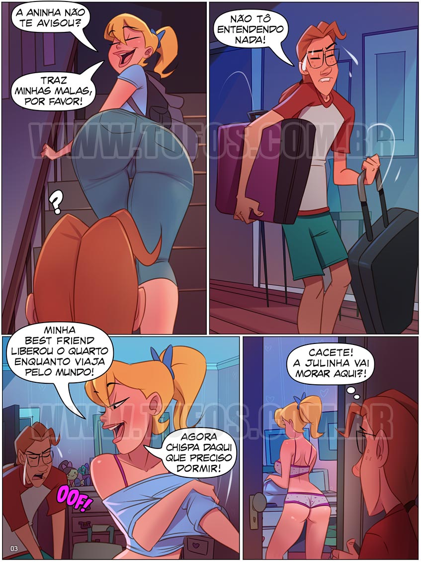 Página 3 do quadrinho adulto: Aninha em Paris – Leia completo em XCOMICS