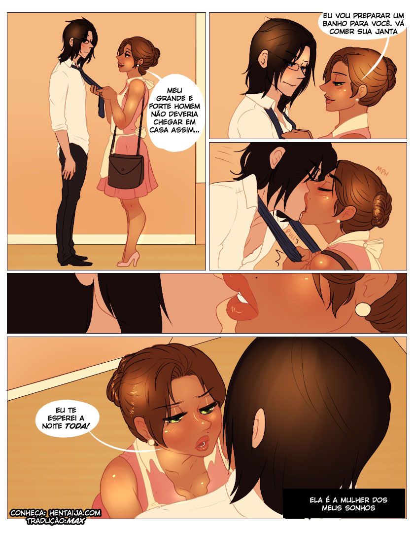 Página 3 do quadrinho adulto: Anjo ou Demônio - Roxy & Clint – Leia completo em XCOMICS