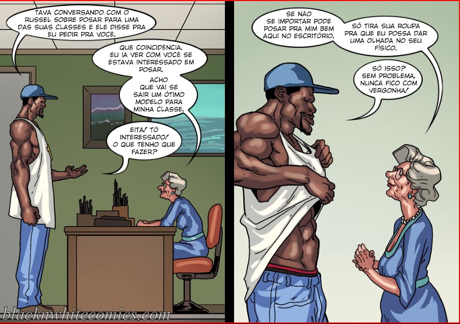 Página 8 do quadrinho adulto: Art Class 2 - Parte 1 – Leia completo em XCOMICS